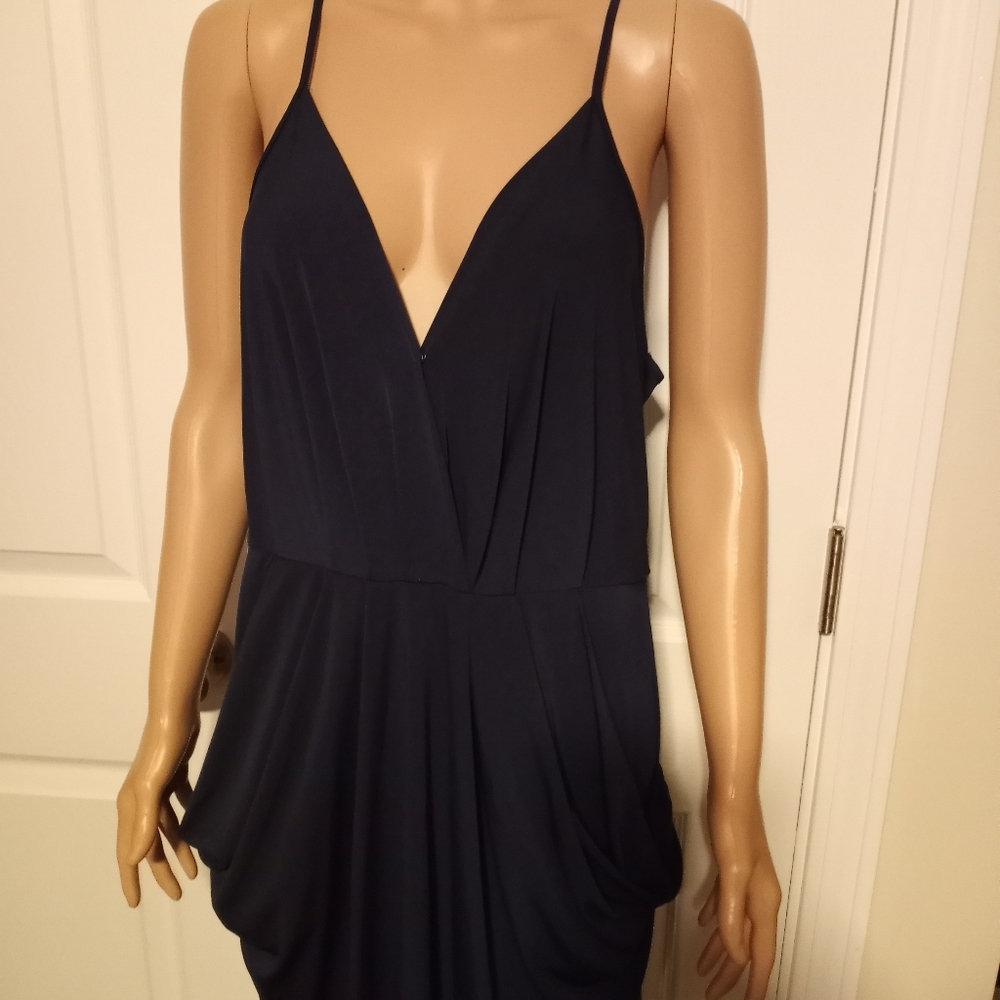 Dark blue Dress with pockets